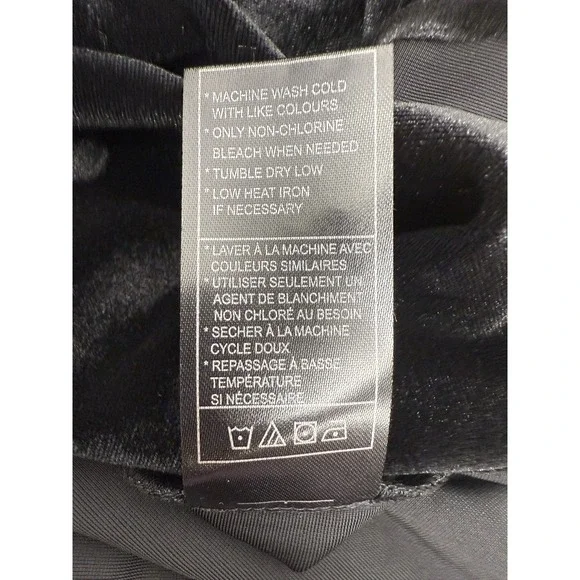 Steve Madden Black Velvet Lucille Luxury Midi Dress With Rosette XL #28 - Picture 10 of 10